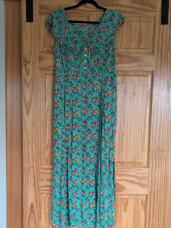 April Cornell Dresses & Skirts - NWT April Cornell Mint Floral Dress with Multicolor Blooms